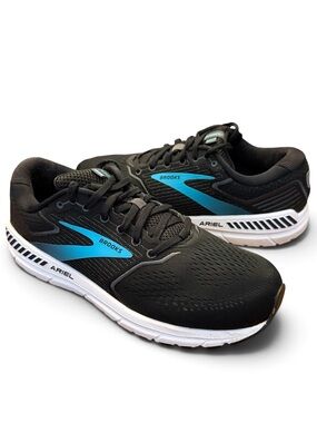 Brooks Ariel ‘20 Running Shoes Women’s 11 Wide D Black Blue Support 1203151D064